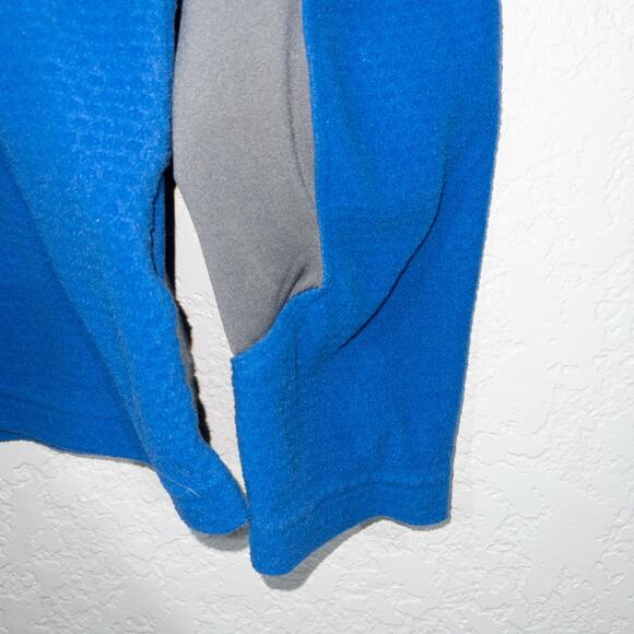 Nike Blue Sphere Thermal Fleece Quarter Zip Pullover Size Small - Picture 2 of 7